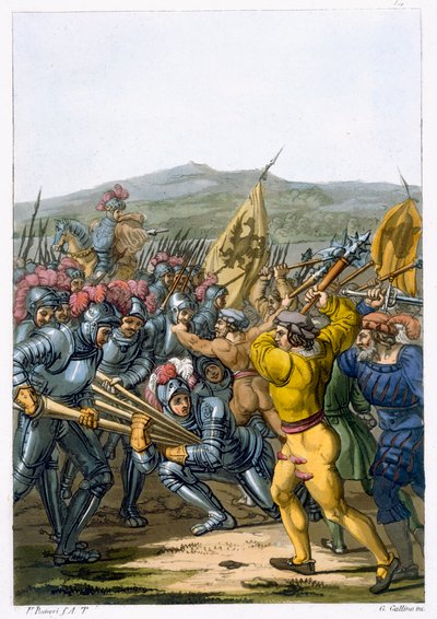 أرنولد من وينكلريد ، من "Le Costume Ancien et Moderne" ، حانة. c.1800-18 بواسطة فيتوريو رينيري